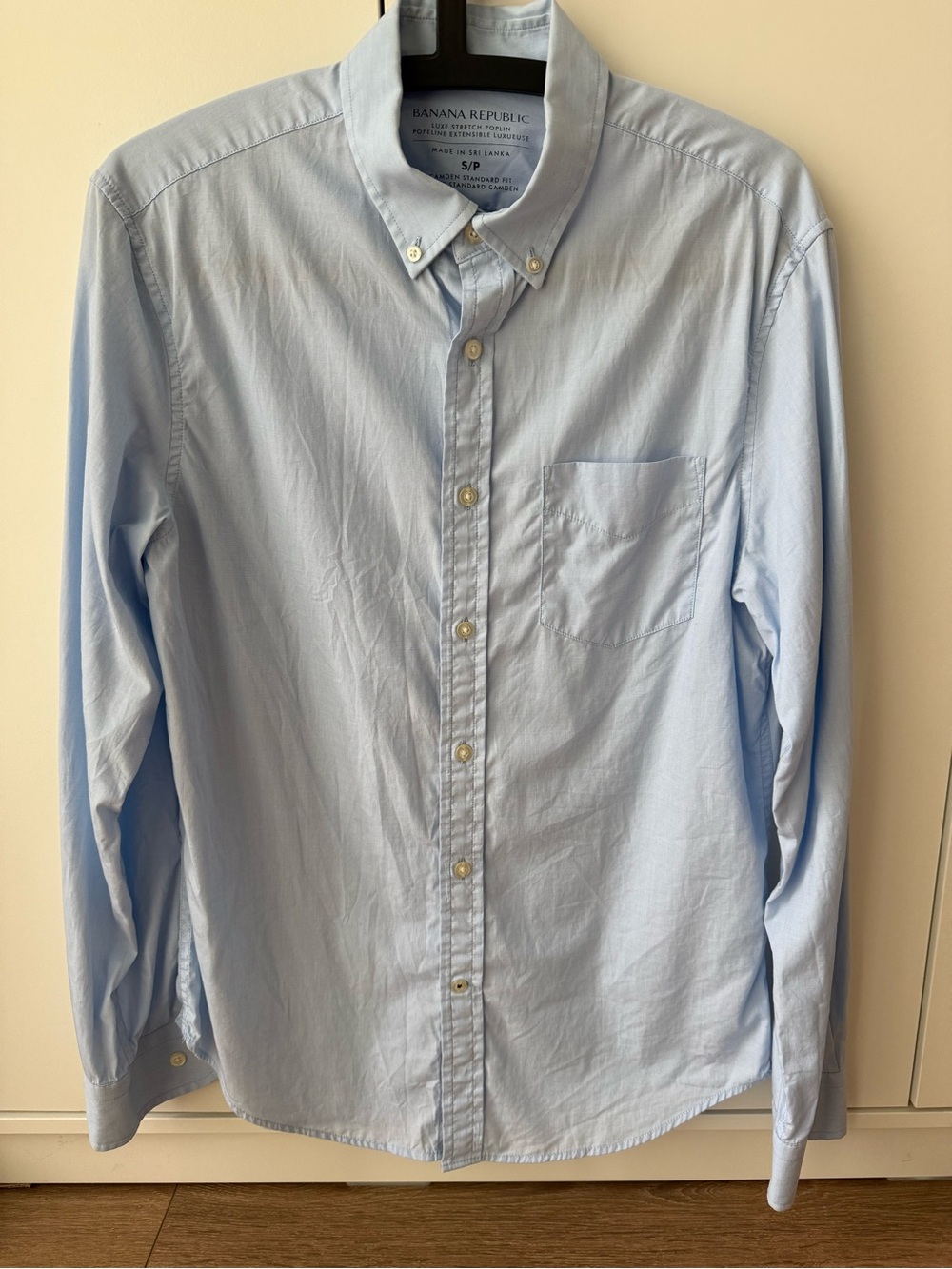 Banana Republic Pale Blue Men's Button-Down Shirt